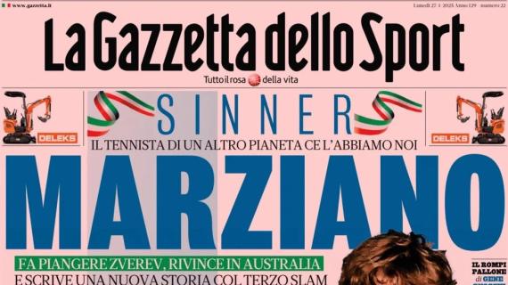 Le aperture dei quotidiani italiani e stranieri di oggi, lunedì 27 gennaio