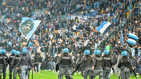 Scontri Udinese-Napoli, arrestato un tifoso azzurro