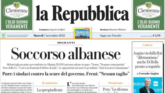 La Repubblica: "Milan tutto per tutto: sfida al PSG di Mbappé con l’ombra di Ibra"