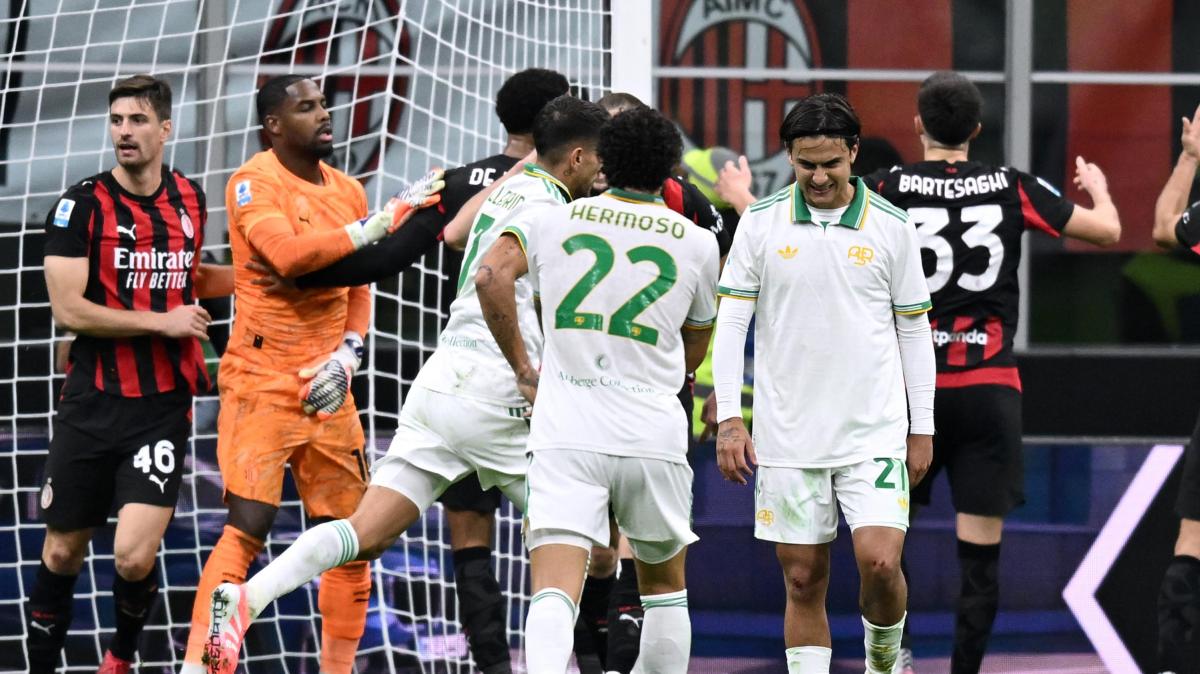 Nella sera del ricordo di Galeone, Allegri batte Gasperini di corto muso: Milan-Roma 1-0