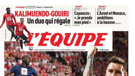 Il PSG si fa autogol e pareggia contro il Benfica, L’Equipe in prima pagina: “Luci e ombre”