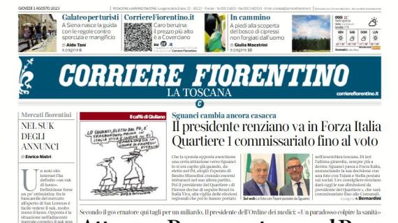 Il Corriere Fiorentino apre sul mercato viola: "Giganti in difesa per la Fiorentina"
