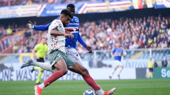 Sampdoria, Niang dopo la squalifica: "Anche gli arbitri possono sbagliare"