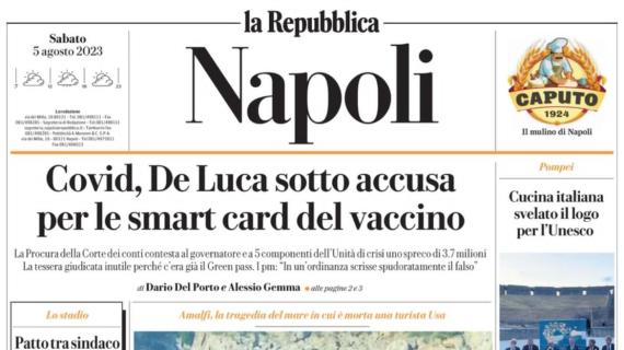 La Repubblica di Napoli: "Anguissa si ferma 20 giorni. L'eredi di Kim è Natan"