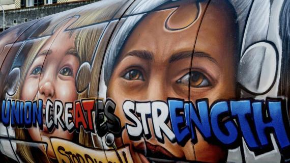 Union Creates Strength: la Sampdoria realizza un murales contro il razzismo al Porto Antico