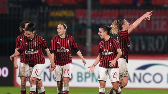 Serie A femminile, Milan-Pink Bari si giocherà il 29 gennaio alle 12:00
