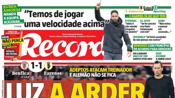 Le aperture portoghesi - Crisi Benfica, Schmidt contestato. Cabral criticato, dito medio ai tifosi