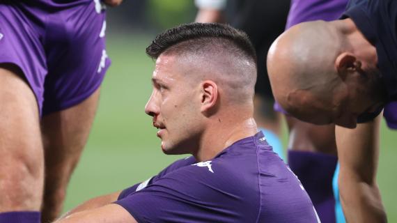 Fiorentina, naso rotto per Jovic. A rischio anche la convocazione con la Serbia
