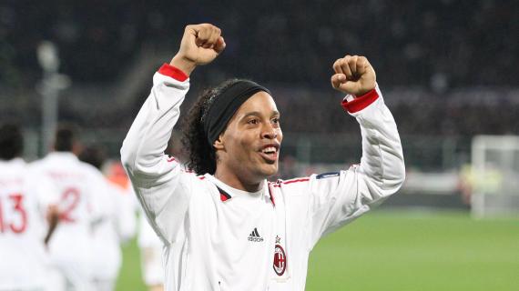 28 settembre 2008, Ronaldinho segna il suo primo gol italiano. E batte l'Inter di Mourinho