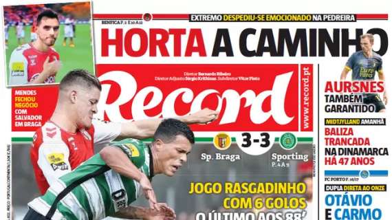 Le aperture portoghesi - Sporting, il pareggio con lo Sporting Braga è amaro