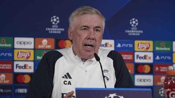 Ancelotti svela il portiere della finale: "Lunin ha avuto l'influenza, domani gioca Courtois"