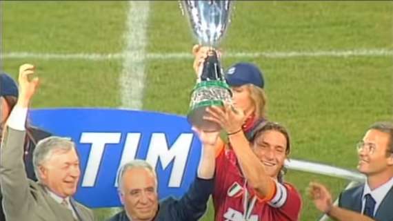 19 agosto 2001, la Roma vince la Supercoppa italiana battendo la Fiorentina
