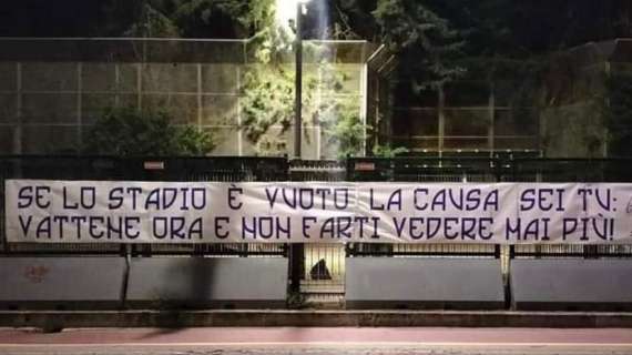 Pescara, ancora contestazione per Sebastiani: "Se lo stadio è vuoto la causa sei tu"