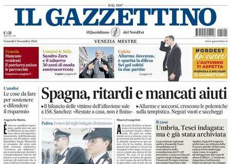 Il Gazzettino: "Allarme Juventus, è sparita la difesa: sei gol subiti in due partite"