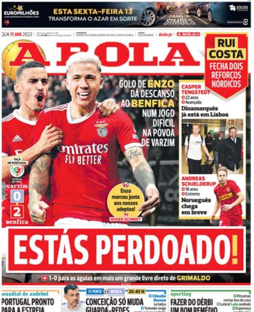 Le aperture portoghesi - Enzo Fernandez perdonato: subito in rete con il Benfica