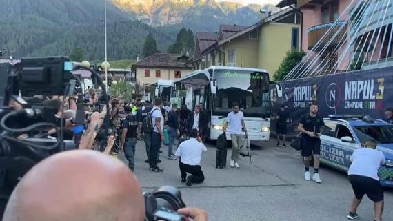 Napoli, confermato il ritiro a Dimaro Folgarida: azzurri in Trentino dall'11 al 21 luglio