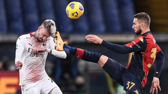 Genoa-Milan 2-2: Destro scatenato. Il primato dei rossoneri è salvo grazie ai difensori