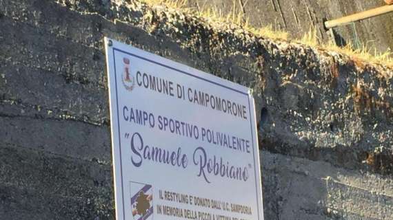 TMW - Samp, a Campomorone campetto intitolato al piccolo Samuele