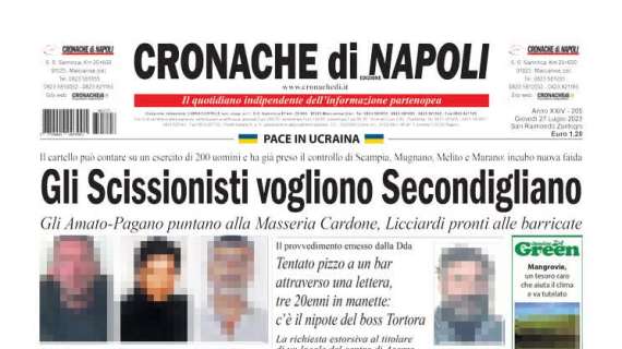 Le Cronache di Napoli sul mercato partenopeo: "Blitz per Faraoni, sarà il vice Di Lorenzo"