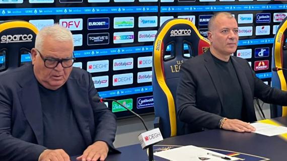 Il Lecce traccia la via. Sticchi Damiani: "Crescita continua". Corvino: "Noi facciamo scommesse"