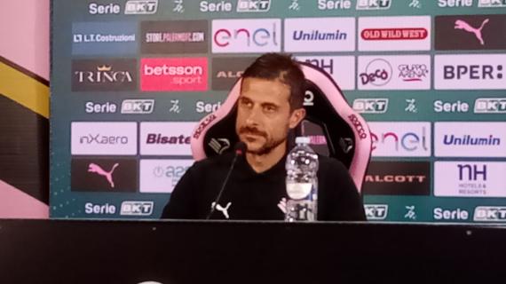 Palermo, Dionisi: "Salernitana ha valori. Vittoria in casa? Più ne parliamo, più diventa un caso"