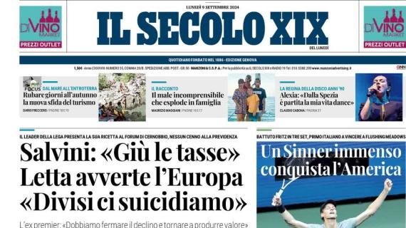 Il Secolo XIX sull'Italia: "Azzurri, a Budapest niente distrazioni contro Israele"