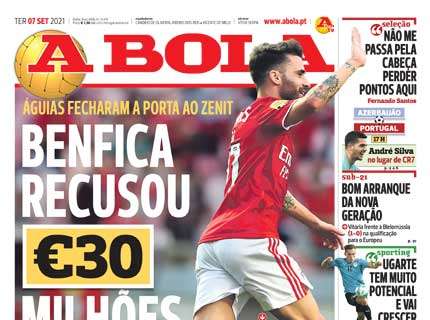 Le aperture portoghesi - Benfica, rifiutati 30 milioni dallo Zenit per Rafa