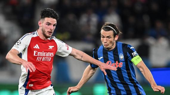 Arsenal, Rice dopo lo 0-0 contro l'Atalanta: "E' stata dura, loro giocano a tutto campo"