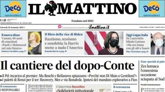 Il Mattino: "De Laurentiis blinda Gattuso: 'Ma ora basta con gli alti e bassi'"