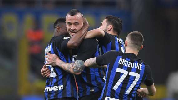 FOTO - Inter, l'esultanza di Nainggolan dopo il gol dell'1-0