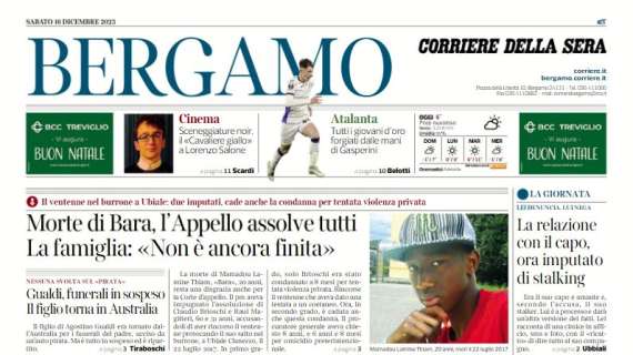 Il Corriere di Bergamo: "Tutti i giovani d'oro forgiati dalle mani di Gasperini"