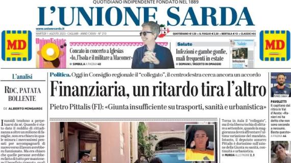 L'Unione Sarda apre sul Cagliari: "Pavoletti non è secondo a nessuno nella rosa cagliaritana"