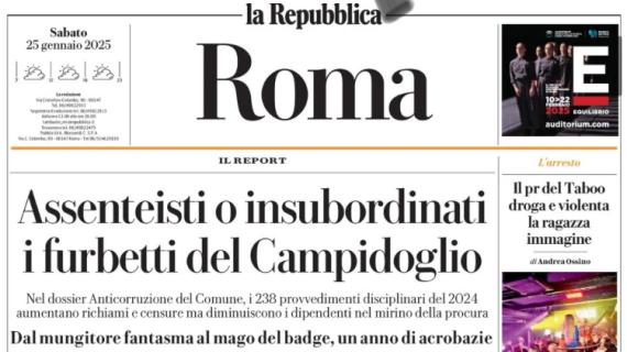 La Repubblica (ed. Roma): "Roma, ecco Rensch e Gollini. La Lazio accelera per Casadei"