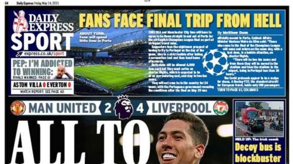 Le aperture inglesi - Poker Liverpool allo United: Firmino tiene vivo il sogno Champions