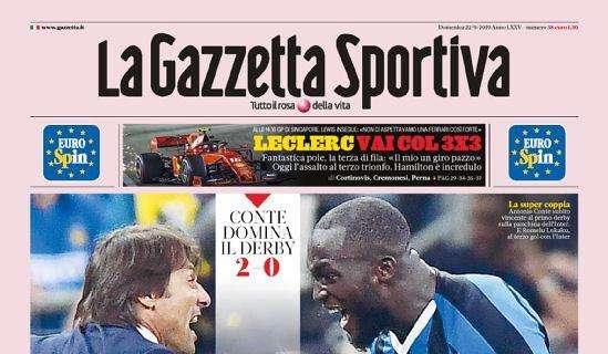 L'apertura de La Gazzetta dello Sport: "Inter boom!"