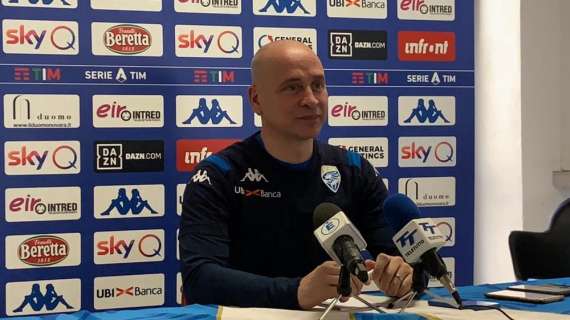 Brescia, Corini: "Meritavamo la vittoria ma commentiamo una sconfitta"