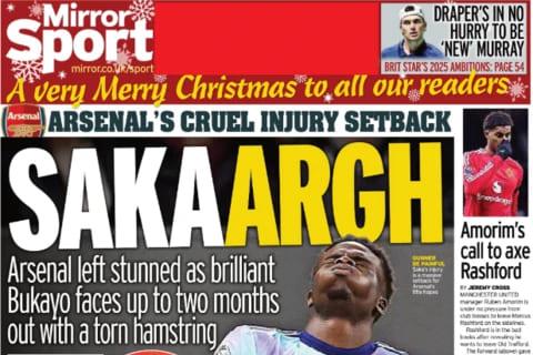 Le aperture inglesi - Arsenal in ansia per Saka. United, il caso Rashford resta aperto