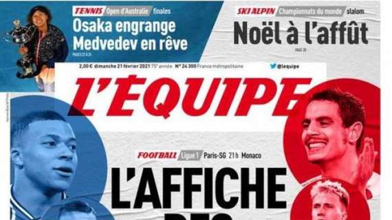 L'Equipe: "Kean, Icardi e non solo. PSG-Monaco è la vetrina dei talenti"