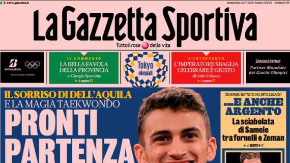 L'apertura de La Gazzetta dello Sport con un'intervista a Buffon: "Mi tuffo sul Mondiale"