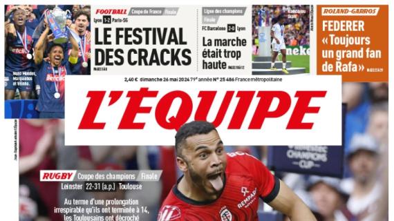 Il PSG vince anche la Coppa di Francia, L'Equipe: "Il festival dei cracks"