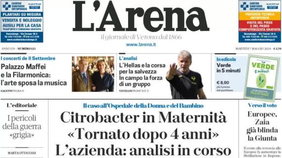 L'Arena sul Verona: "L'Hellas vuole la salvezza e punta sulla forza del gruppo"
