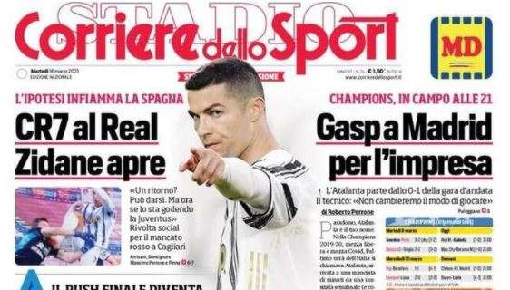 L'apertura del Corriere dello Sport: "E' la Juve l'anti-Inter"