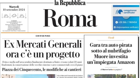 La Repubblica (Roma): "Il Galatasaray piomba su Zalewski. Lazio, Provedel rischia il posto"