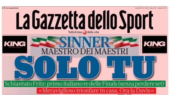 Le principali aperture dei quotidiani italiani e stranieri di oggi, lunedì 18 novembre