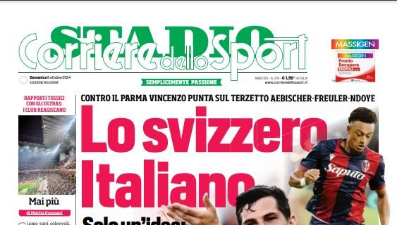 Il Corriere dello Sport-Stadio su Bologna-Parma: "Lo svizzero Italiano"