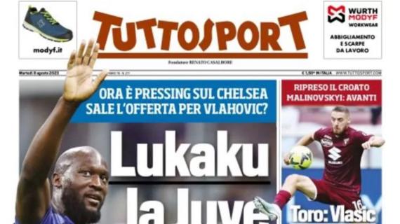 L'apertura di Tuttosport sul bomber belga: "Lukaku, la Juve insiste"