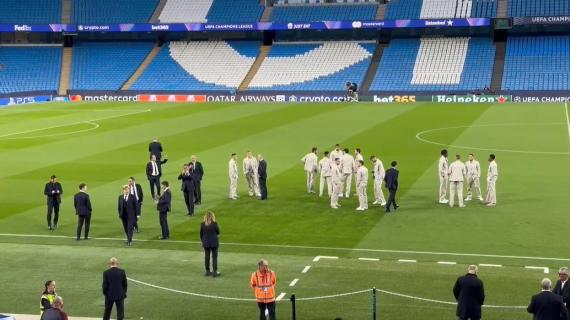 Inter, walk around all'Etihad per i nerazzurri: le immagini alla vigilia della sfida al City