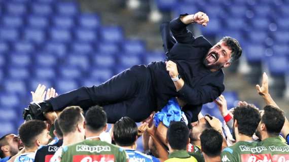 Napoli, festa di squadra e nuovo obiettivo: Gattuso vuole tentare il miracolo Champions