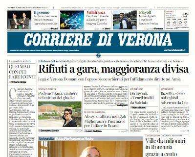 Corriere di Verona: "Aglietti, il piano per rilanciare l'Hellas"