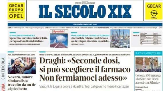 Il Secolo XIX: "Sirene viola su Italiano ma lo Spezia lavora per lui"
